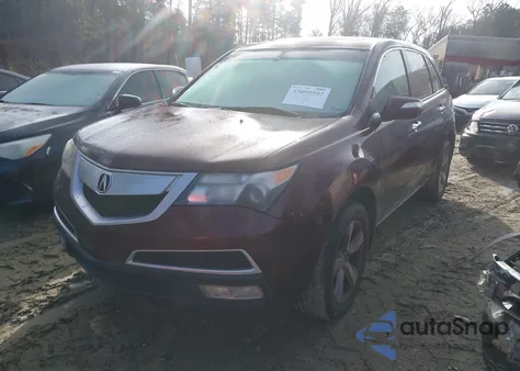 2010 Acura Mdx Technology Package z USA, uszkodzony, nr VIN 2HNYD2H47AH521105